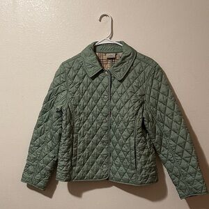 Vintage LL Bean women’s riding jacket, green, petite small